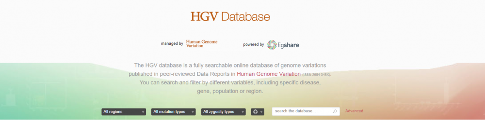 bancos de dados genéticos: hgv